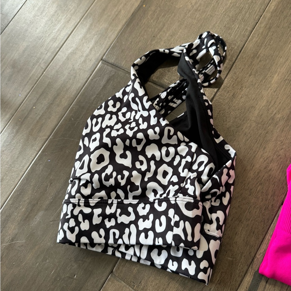 Zyia leopard bra
